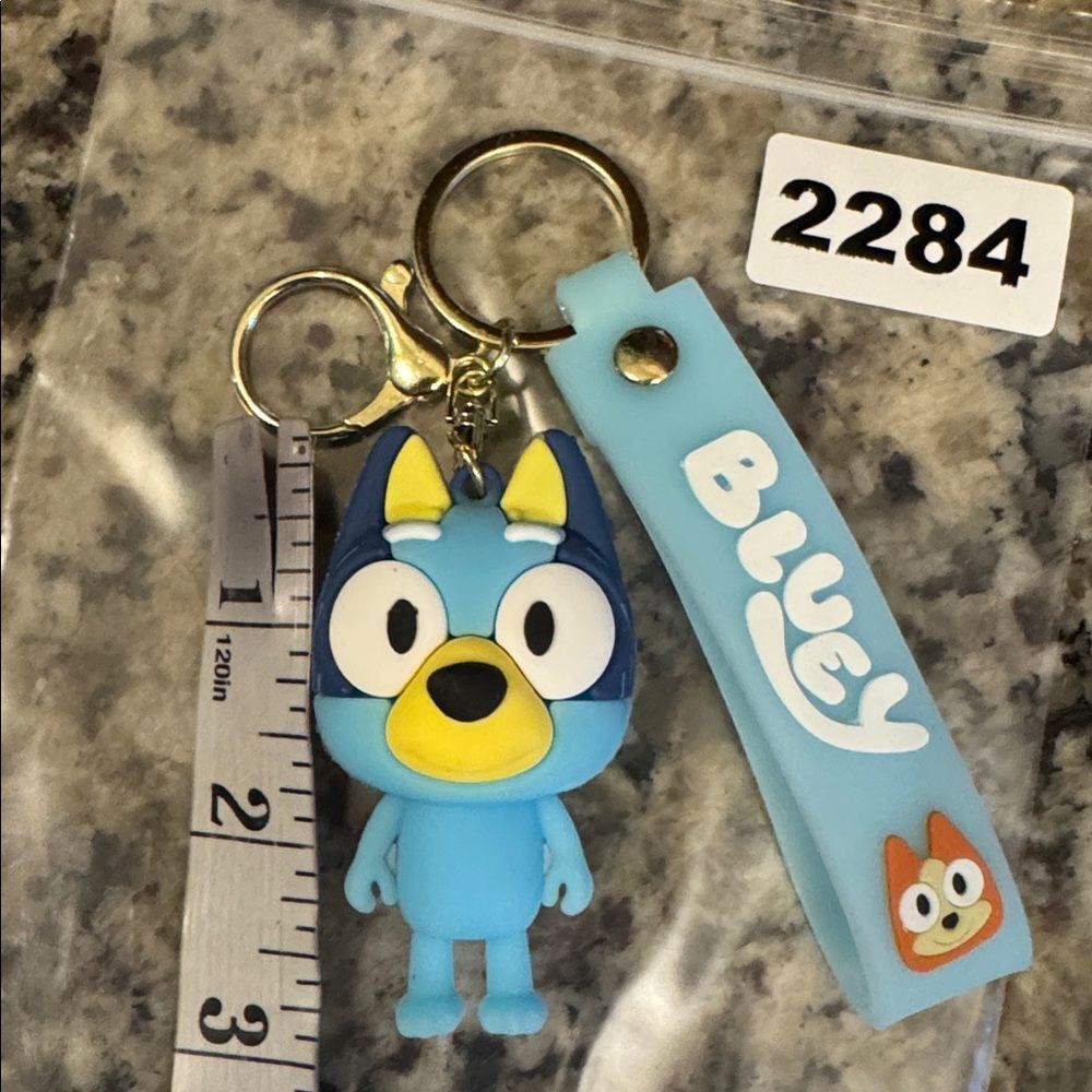 2284 Matthew Fun Item Bluey Key Ring & Bag Charm